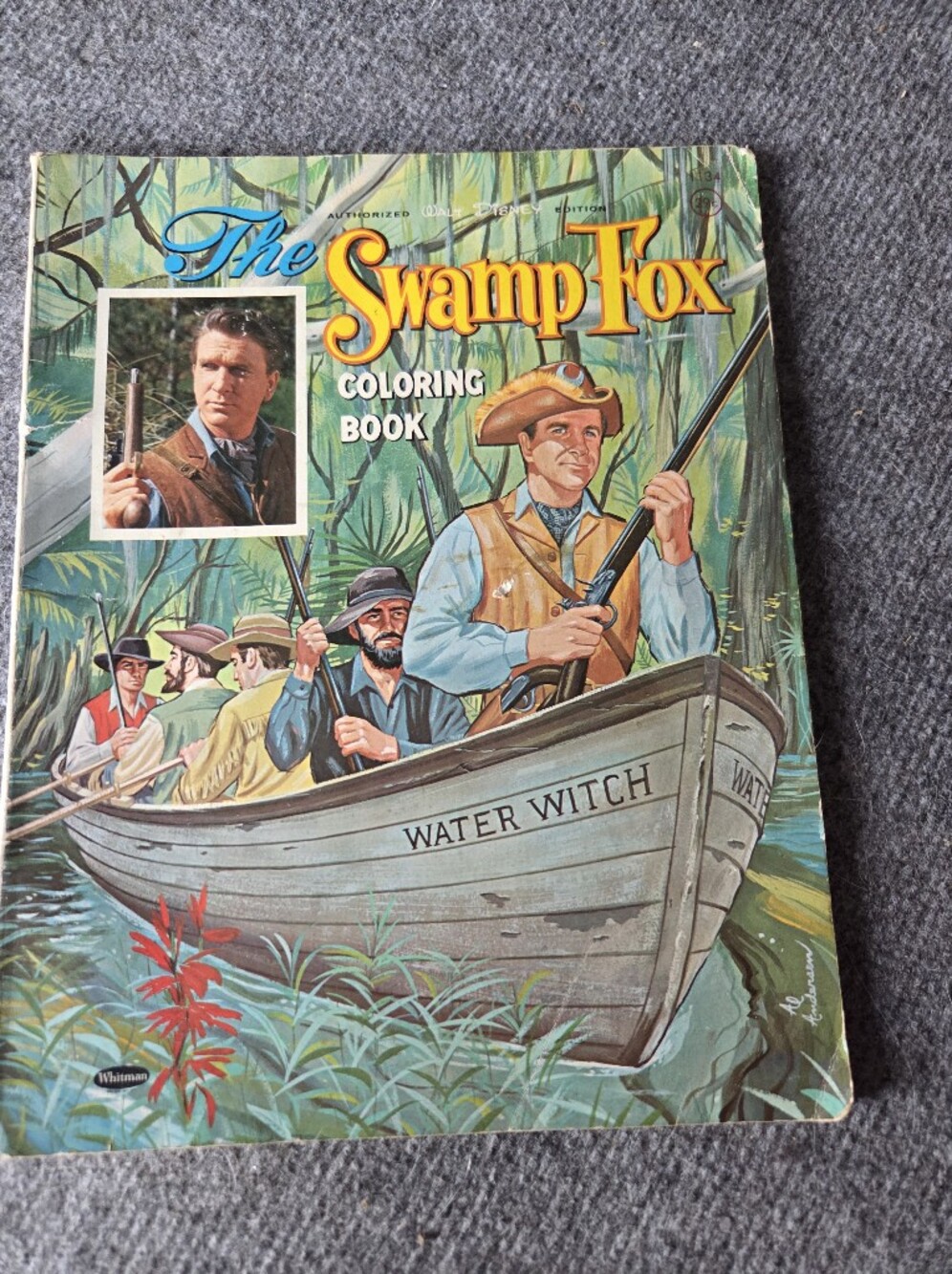 Vintage The Swamp Fox Coloring Book